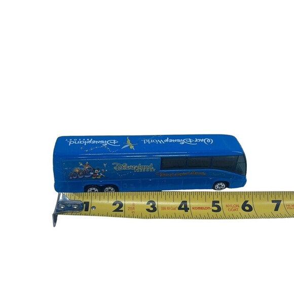 2003 Disney Parks Exclusive Blue Matchbox Resort Transportation Coach Bus RARE - Picture 10 of 13